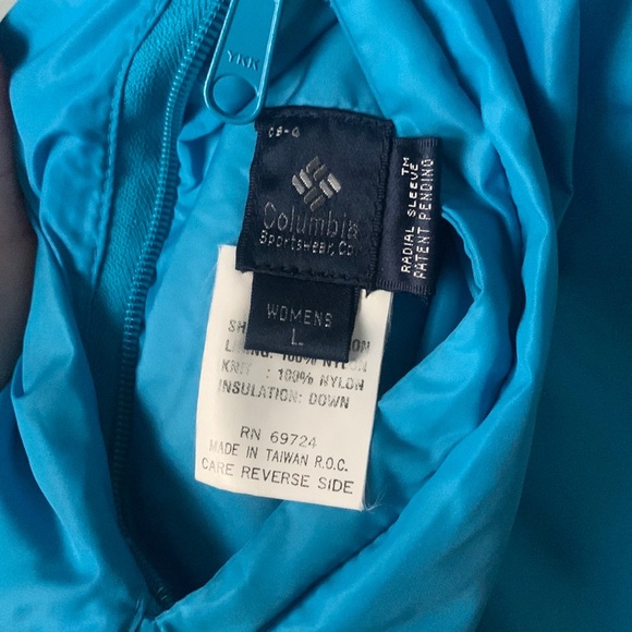 Columbia Vintage Reversible Bomber Jacket ☆ - Picture 4 of 6